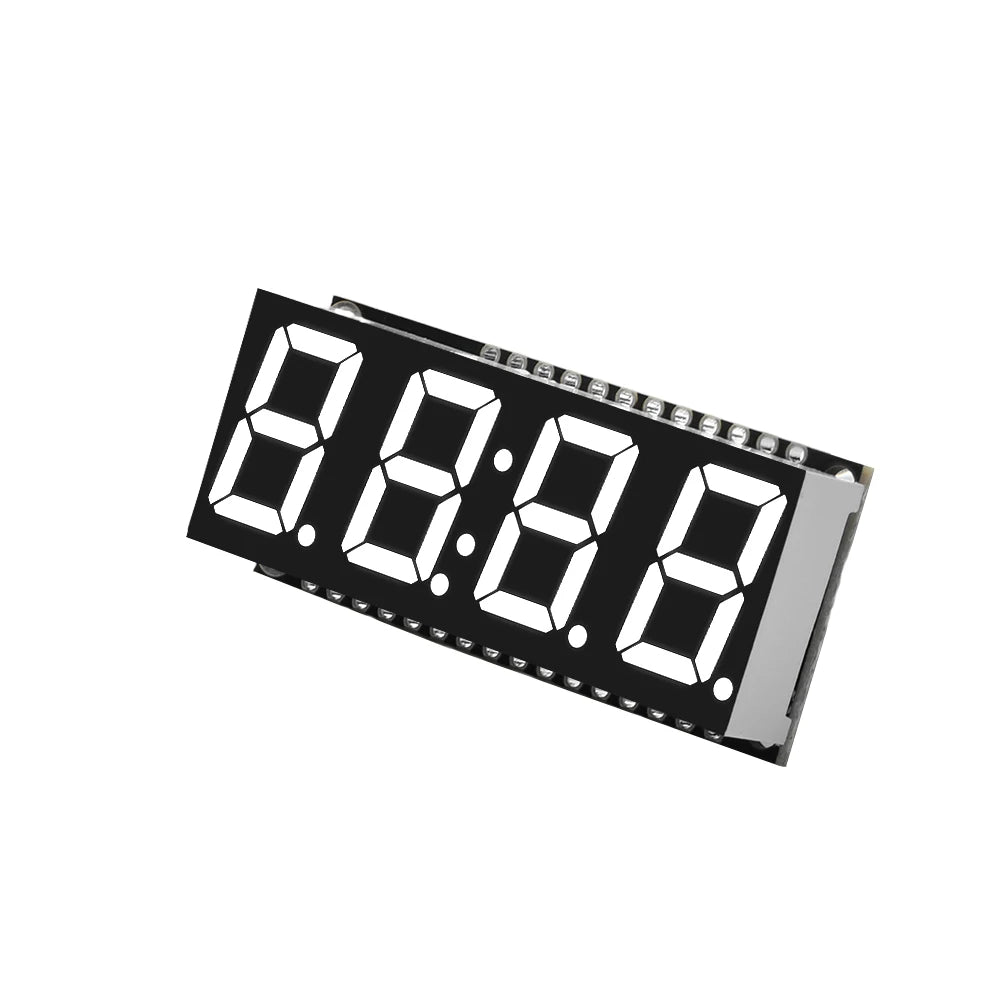 4 Bits Digital LED Display Module DIY Clock Electronic Kits 7 Segment 0.56 inch Time Clock Indicator with HT16K33 Driver Board