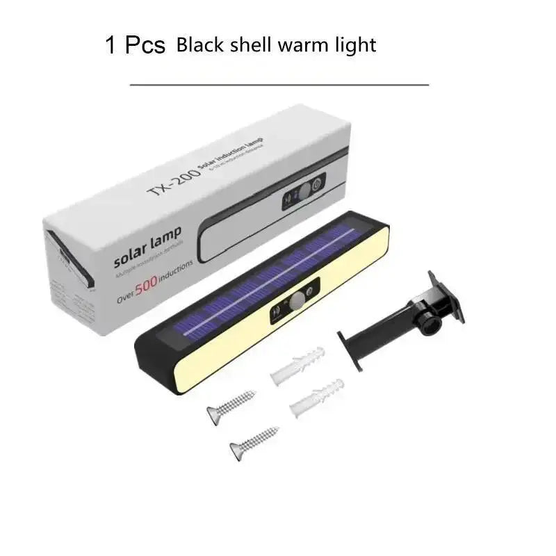 Solar Motion Sensor Lights Outdoor 36LED Clip On Solar Fence Lights Waterproof Security Wall Lights Portable Security Light Yard