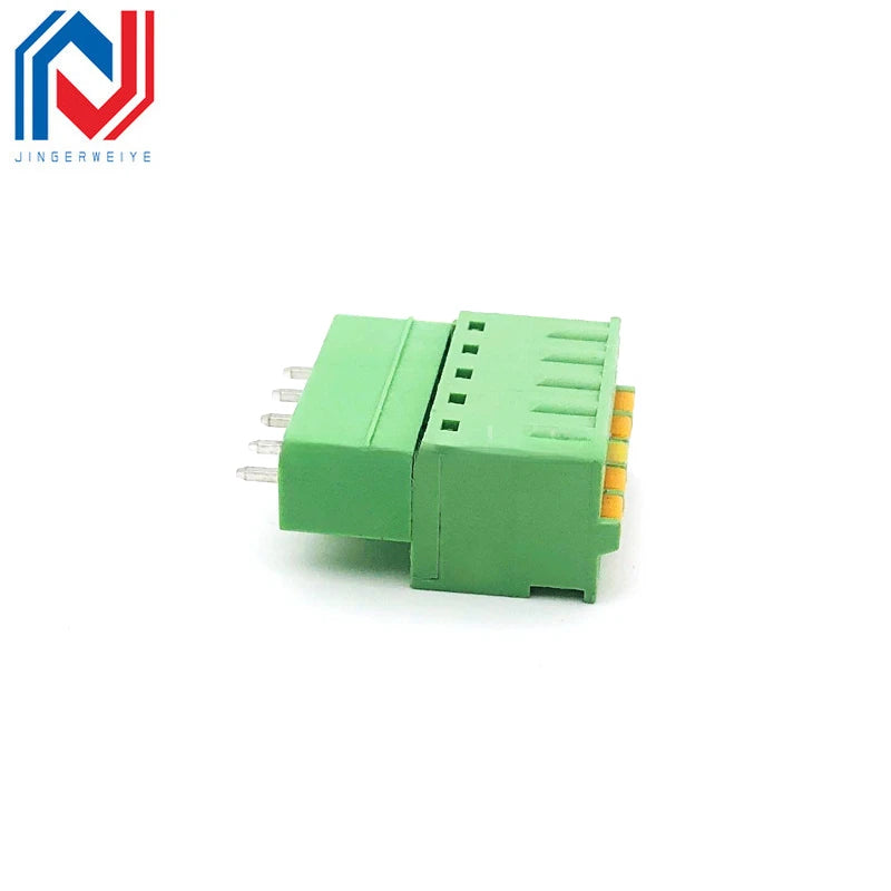 2Sets 15EDG 3.5mm 3.81 Screw Free Plug-in PCB Terminal Block 15EDGKD 3.5MM 3.81mm Spring Press Type Cable Connector 2P 3P 4P-12P