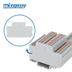 10Pcs PTTB 1.5/S Double Level Push-in Din Rail Terminal Block PT 1.5mm² Cable Electrical Wire Connector PTTB1.5 PTTB-1.5