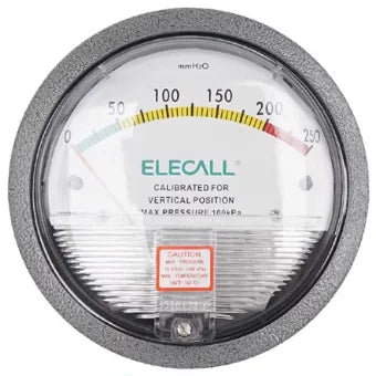 ELECALL EM2000 Differential Pressure Gauge Pa/Kpa/psi/mmH₂O for Air Gas Meters Barometer Pressure for Clean Room
