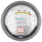 ELECALL EM2000 Differential Pressure Gauge Pa/Kpa/psi/mmH₂O for Air Gas Meters Barometer Pressure for Clean Room