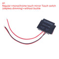 For Led Light Headlight Monochromatic Three Color Infinite Dimming DC 12-24V Bathroom Mirror Touch Induction Switch Sensor