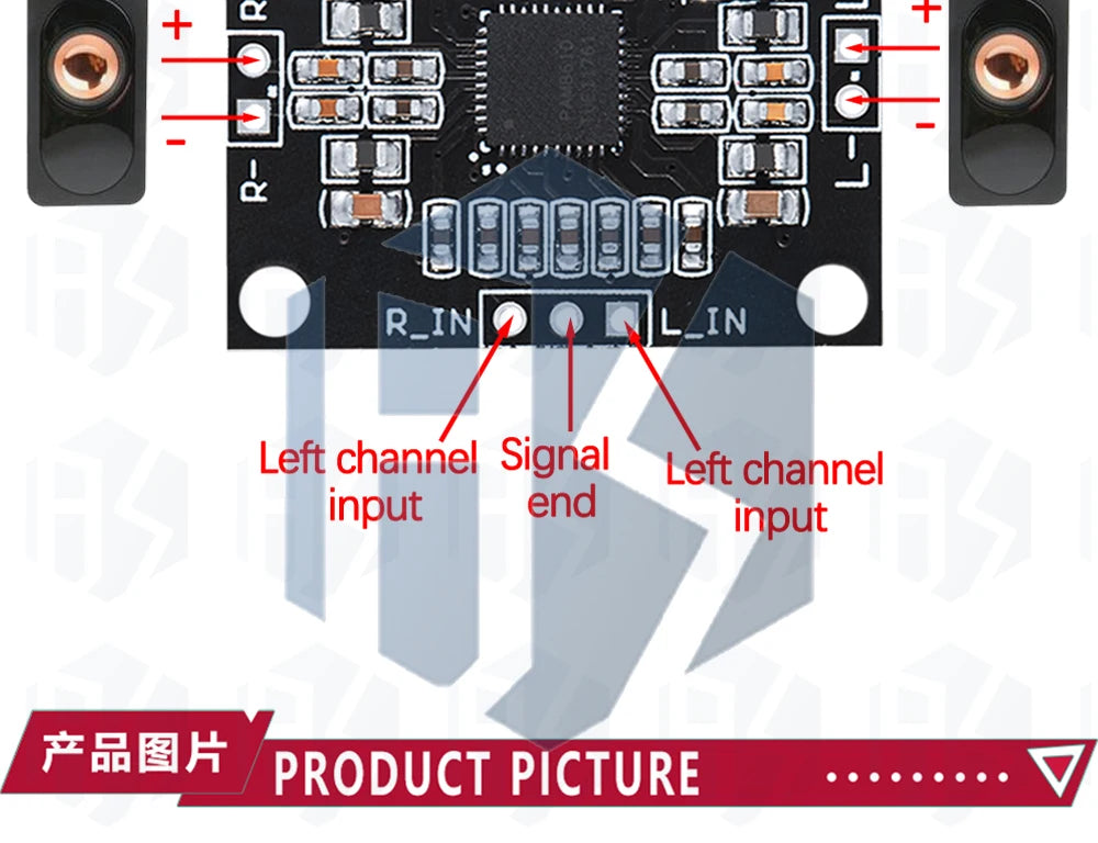 1PCS EGBO Super Slim 2 x 15W PAM8610 Class D Digital Dual Power Audio Amplifier Board 12V black