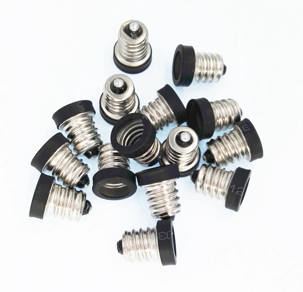8pcs E12 to E11 Adapter E-Simpo PBT Copper E12 Mini Chandelier Lamp Base to Mini E11 Bulb Lamp Holder Converter