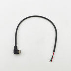 1/5Pcs Right Angle 2Pin 4Pin Wire USB Type C/Micro USB Male Plug Power Supply Charger Connector DIY Repair Cable 0.25m 0.3m 1m
