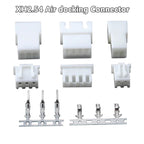 20Set/100Pcs XH 2.54mm Air Docking Connector Leads Header Male/Female Housing+Male/Female Terminals 2P~15Pin Plastic shell