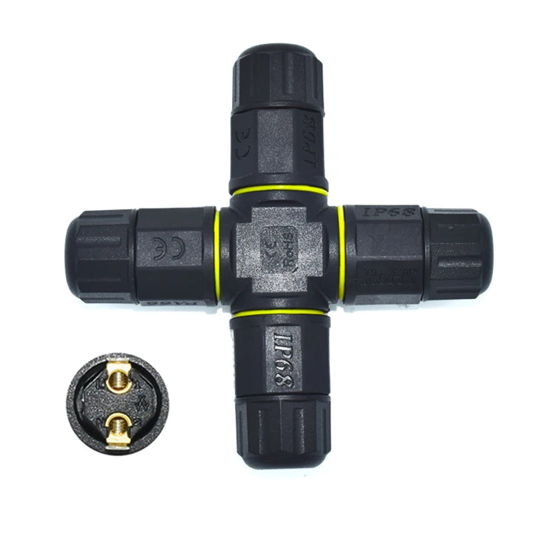 IP68 M20 2/3/4/5-Pin Screw Terminal Waterproof Electrical Connector - Marine Equipment & Outdoor Junction Box Wiring