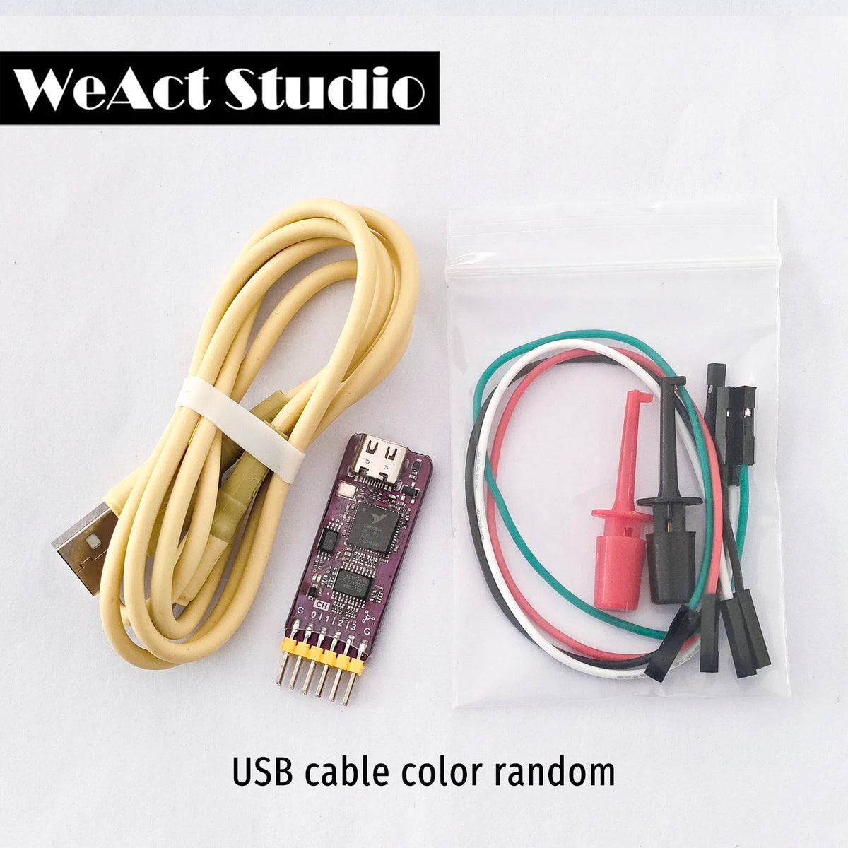 WeAct USB Logic Analyzer DLA Mini 24Mhz 8ch Channels Hardware Debug Tool 5V MCU ARM FPGA Debugger