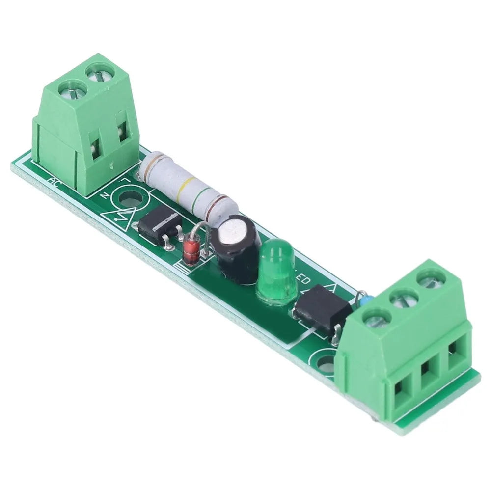 3PCS 1 Channel Opto Isolator Module AC 220V PLC Optocoupler Isolation Module 73*15mm 3‑5V Electronic Components