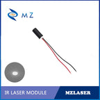 Infrared Dot Laser Diode Module Compact D8mm 850nm 0.5mw 1mw 5mw Class I Class II Class IIIA Industrial Machine IR Dot Laser