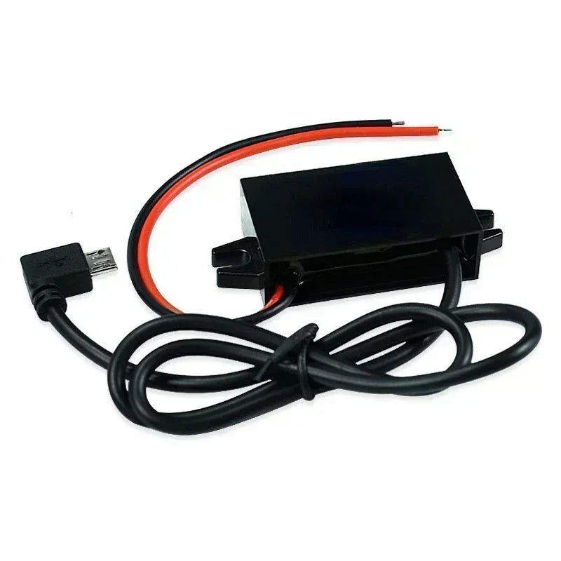 DC-DC 12V 24V 48V 60V 72V 90V To 5V 3A Voltage Regulator Power Supply Buck Module Dual USB Type-C Micro USB Output Power Adapter