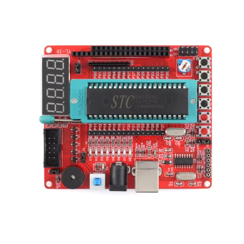 1pcs 51/AVR Microcontroller Development Board STC89C52RC/51MCU/ATMEGA32