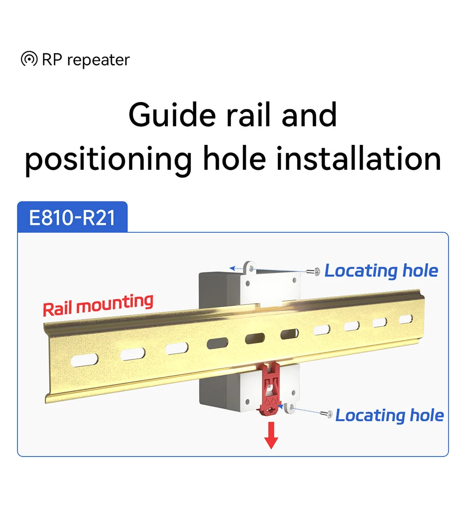 Industrial 2way Cache Type RS485 to 1way RS485 Hub DC 8~28V Optical Isolation Multi to one Hub CDEBYTE E810-R21 ESD Protection
