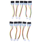New 10pcs Flame retardant material metal Gas Water Heater Micro Switch Three Wires Small On-off Control 0.6x1x2cm