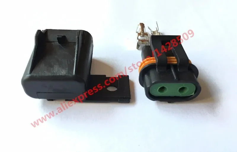 1 Set 2 Pin Sealed Connectors For Inline Fuse Wiring Automotive Connector 12033731 12033769 12103172 12034269