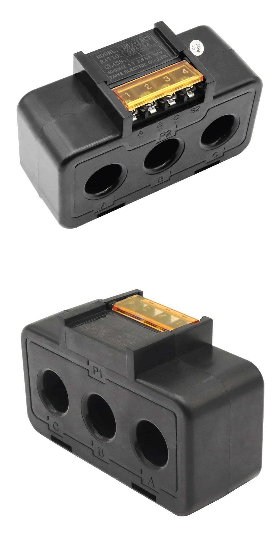 Three Phase 0.5 Class Current Transformer CT5 AC Current Transformer 50A 100A 200A Current Sensor
