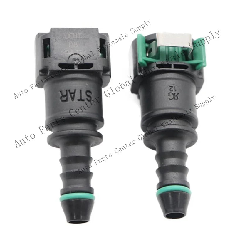 Z+ For degree SAE 5/16 Fuel Pipe Joint Nylon Connector Fuel Line 8mm ID6 8x6 180 2P