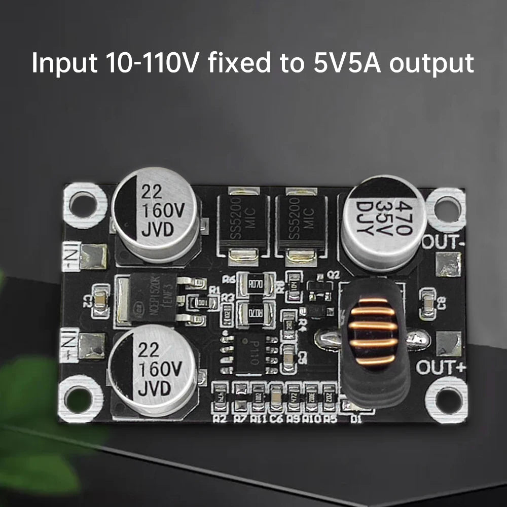 DC-DC Step Down Module Power Supply Buck Converter Non-isolated Stabilizer 9V 12V 24V 36V 48V 72V 110V to 5V 9V 12V 24V