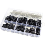 570pcs 2 3 4 5 Pin Pitch 2.54mm SM JST Male and Female Wire Connector Housing Adapter Crimp Terminal with SN28B Plier