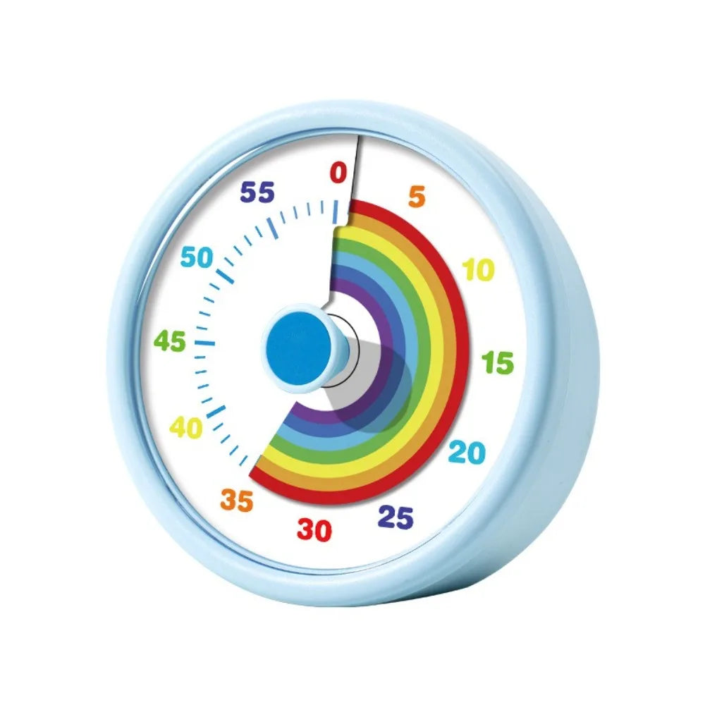 60 Minutes Visual Timer Round/Square Visualization Countdown Alarm Clock Ultra Silent Self-discipline Kitchen Timer Indoor