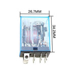 1pcs General Purpose LY2NJ HH62P Electronic Micro Electromagnetic Relay LED Lamp 10A 8 Pins Coil DPDT DC12V 24V AC110V 220V