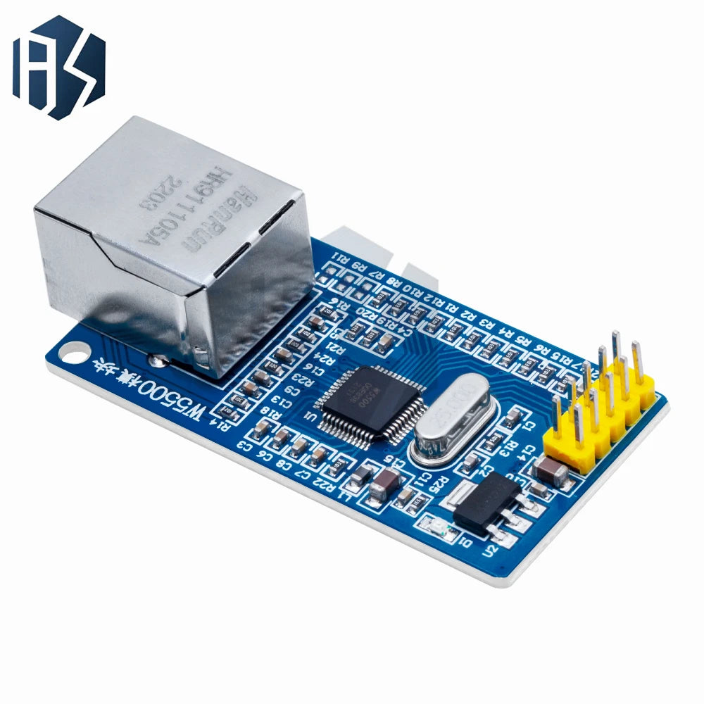 1PC/5PCS/10PCS   W5500 Ethernet network module hardware TCP / IP 51 / STM32 microcontroller program over W5100 blue/green