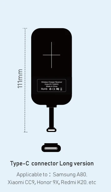 Nillkin Magic Tags QI Wireless Charging Receiver Mobile Phone For Iphone 7 6 Plus 5s Type-c For Samsung Huawei Honor Xiaomi