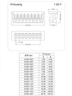10PCS 1.0 1.25 1.5 2.0 2.54 SH/JST/ZH/PH/XH 1.0MM 1.25MM 1.5MM 2.0MM  2.54MM 2PIN/3/4/5/6/7/10P Female Plug Connector With Wire