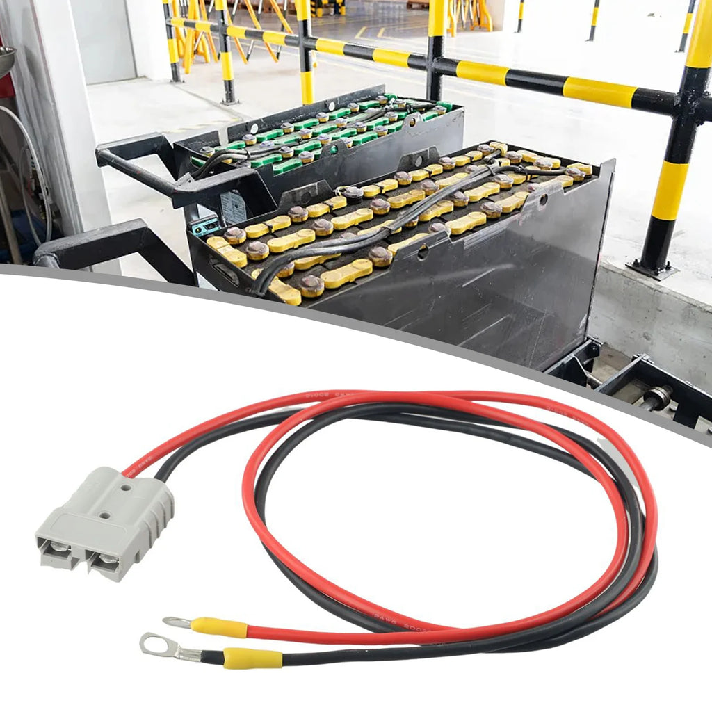 For Anderson Plugs 50a With Wire 12AWG M8 Post Jacket Forklift Battery Charging Cable 30/50/100cm Extension Cord Connect