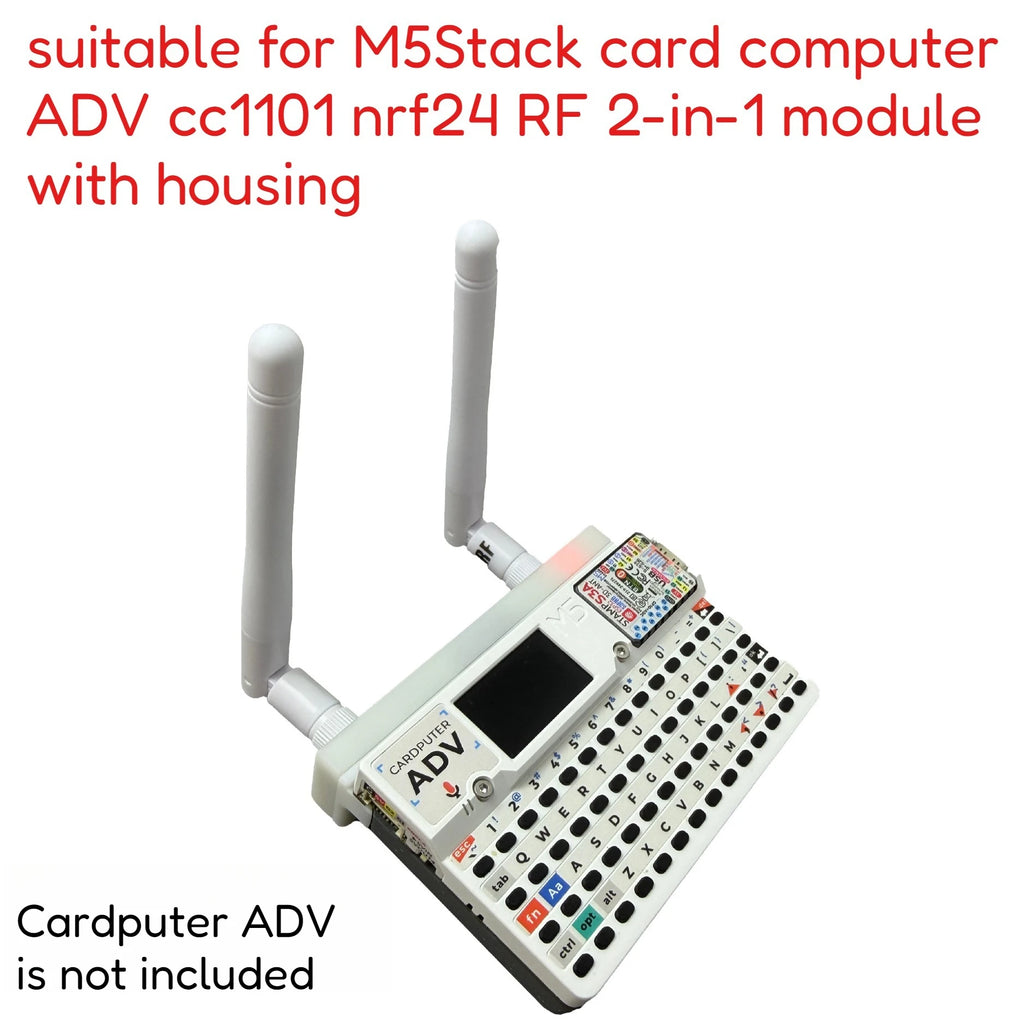 CC1101、NRF24L01、 3 infrared emitter tubes and 1 infrared receiver tube function module suitable for M5Stack Cardputer ADV