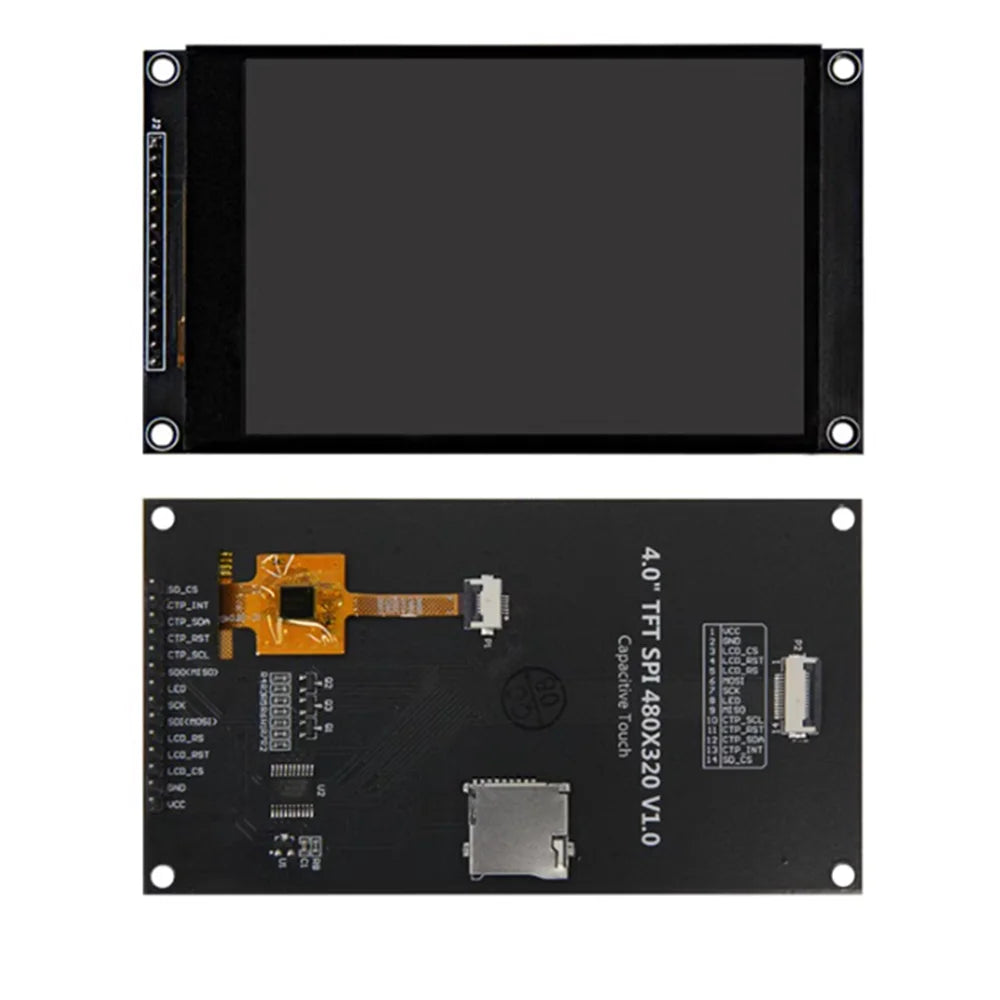 4.0 inch SPI serial port TFT LCD screen capacitive touch screen display module 320 * 480 compatible with Arduino