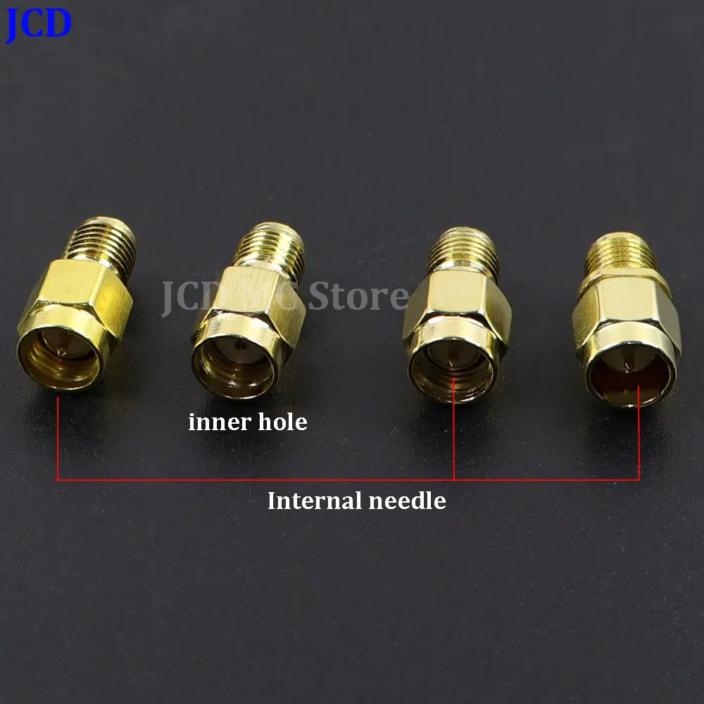 1/3/5piece SMA Male Female RF Straight Connector 90 Degree Right Angle Tee Type 3Way Splitter RPSMA To RP-SMA Male Adapter