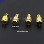 1/3/5piece SMA Male Female RF Straight Connector 90 Degree Right Angle Tee Type 3Way Splitter RPSMA To RP-SMA Male Adapter