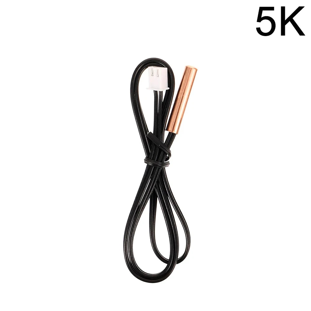 100PCS Universal Air Conditioning Temperature Sensor Rubber Copper Head 5k 10K 15k 20K 25K 50K NTC Temperature Sensor Thermistor