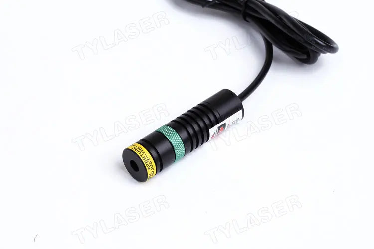 520nm Green Line Laser Module Focusable D18x65mm 10-100mw High Precision for Cutting Positioning | FREE EU Adapter