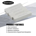 (FDDT) 5 Pcs 10W Watt 15 ohm 5% Wirewound Ceramic Cement Resistor