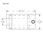 Audiocrast CT4021S Ring Audio Cable Magnetic Ring Filter Circular Aperture Clip-on EMI RFI Filter Snap Around Ferrite Pant