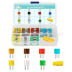 35/56/70/84/100/105/126pcs Micro 2 Blade Fuse Assortment Kit for Truck Replacement with Fuse Puller(5A,7.5A,10A,15A,20A,25A,30A)