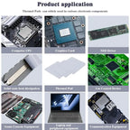 Upsiren 24W/mk 0.75/1.25/1.75mm GPU CPU Heatsink Cooling Conductive Silicone Pad High Quality Original Authentic Thermal Pad