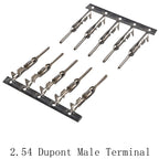 200pcs Electronic Wire Pressing Terminals, XH2.54 PH2.0 CH3.96 VH3.96 KF2510 Dupont SM ZH1.5 JST SH1.0 Connectors Metal Pins