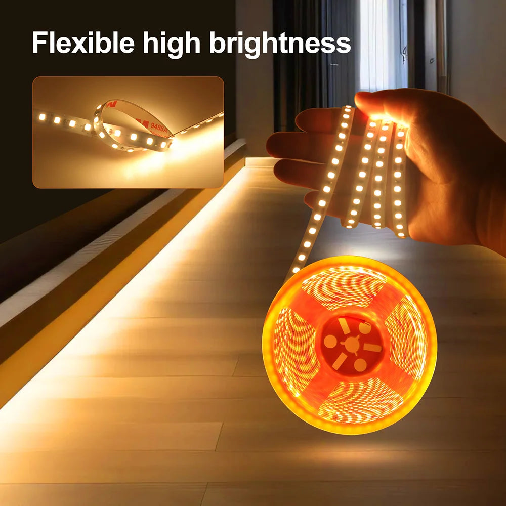 5mm 8mm Led Strip Light RA98 10mm PCB 2700K 3000K 3500K 4000K 5000K 6000K 5m 10m 24V 2835 120 240 LEDs Flexible Tape Lighting
