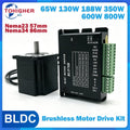 DC24V/48V AC220V Nema23 Nema34 Brushless Motor Driver Kit 57mm 86mm 65W-800W BLDC Motor Hall Sensor 3000rpm For PCB Drilling