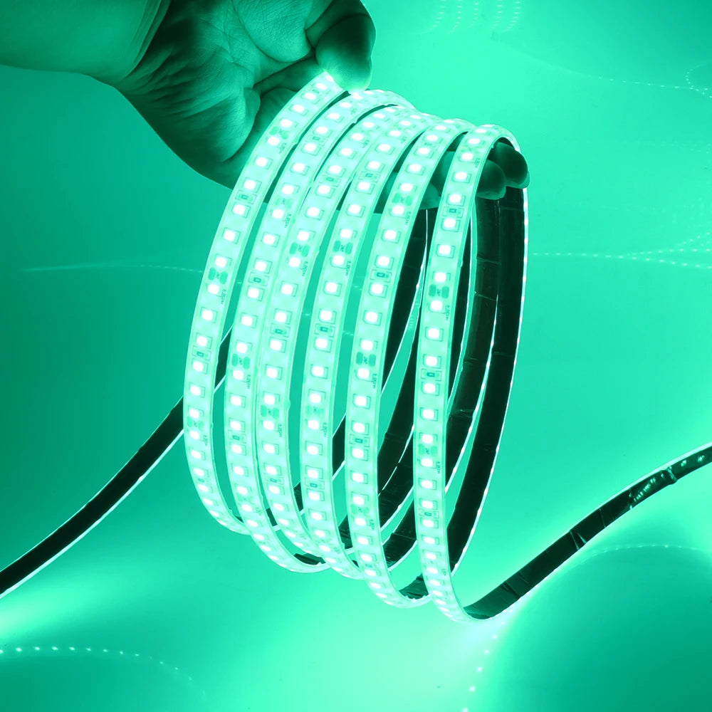 24V IP68 Waterproof LED Strip 120Leds White/Pink/Yellow/Red/Ice Blue/Green Swimming Pool Home Decor Flexible Ribbon Rope Light