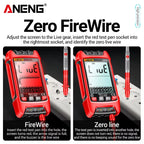 ANENG SZ02 Digital Multimeter Transistor Smart Testers 9999 Counts True RMS Auto Electrical Capacitance Meter Temp Resistance