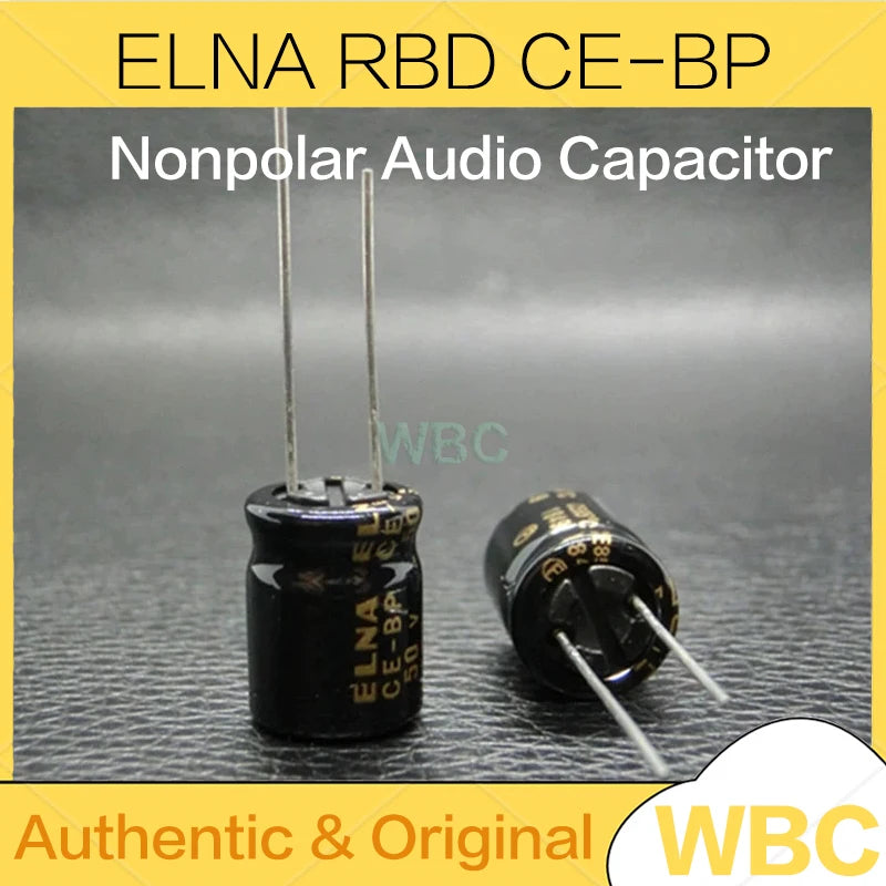 10Pcs/Lot ELNA RBD CE-BP Series 4.7UF 10UF 22UF 33UF 47UF 100UF 25V 35V 50V Non Polar Nonpolar Bipolar HiFi Audio Capacitor