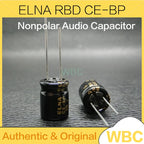 10Pcs/Lot ELNA RBD CE-BP Series 4.7UF 10UF 22UF 33UF 47UF 100UF 25V 35V 50V Non Polar Nonpolar Bipolar HiFi Audio Capacitor