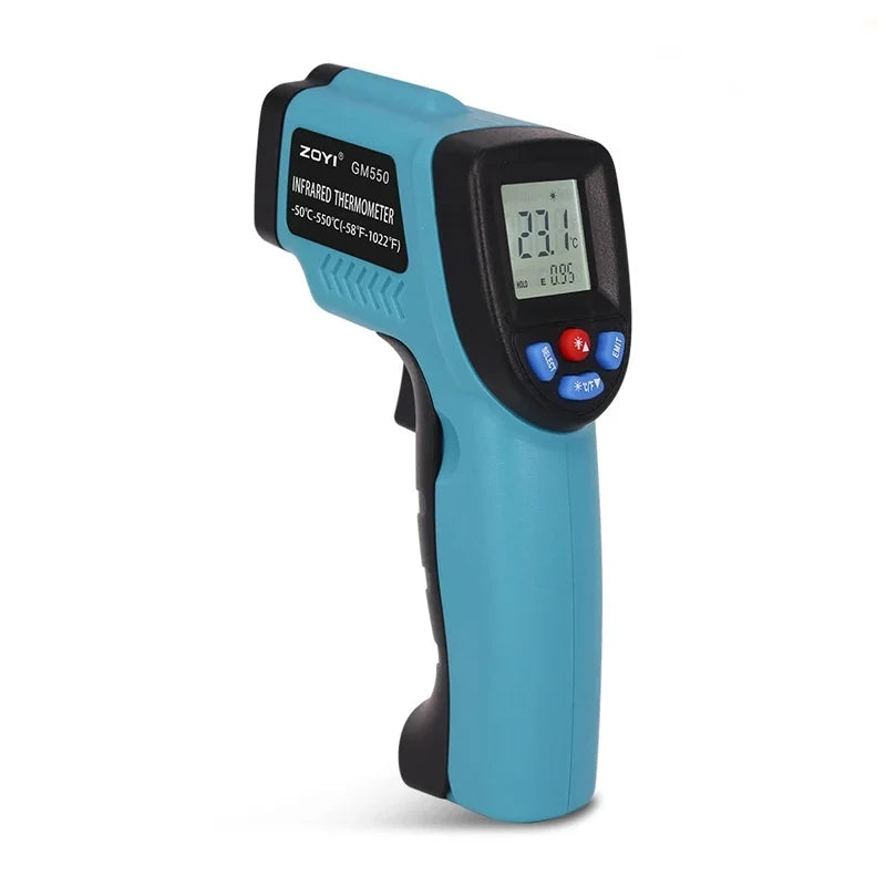 Digital Infrared Thermometer Non-Contact Temperature Gun LCD Backlight Temperature Meter For Industrial Kitchen Outdoor