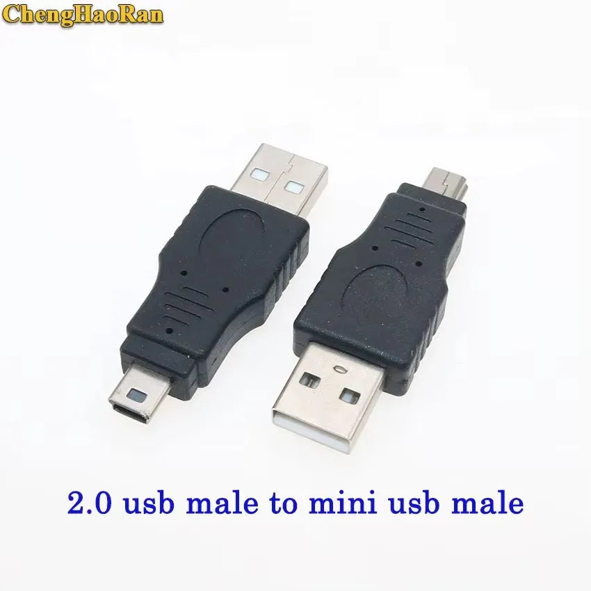 1pc Micro/Mini USB or USB 2.0 Male Female Printer USB Plug Jack Power Connector Charging Adapter for Phone MP5 Ect