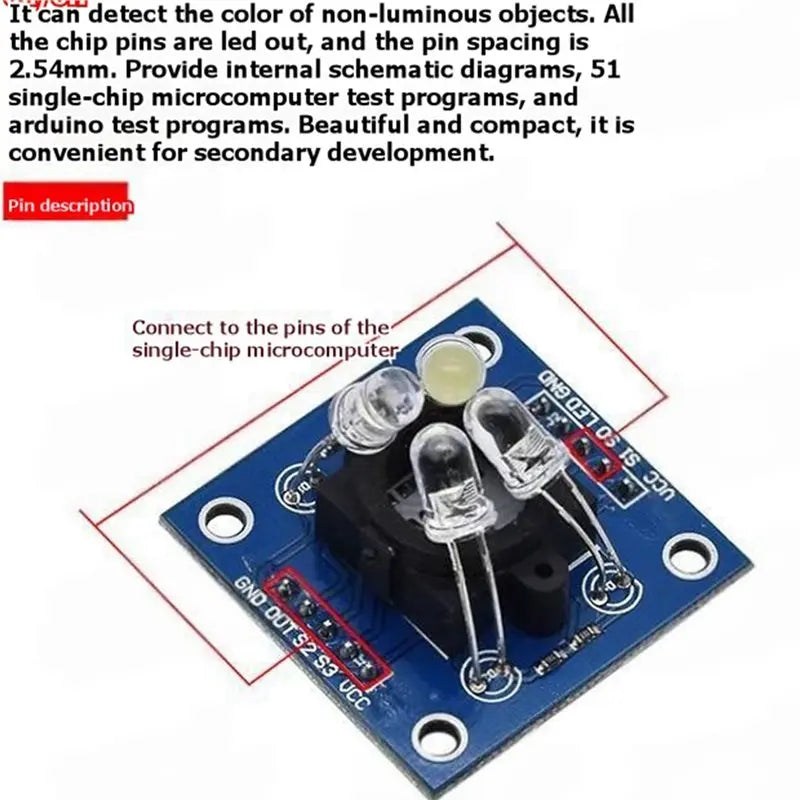 GY-31 TCS3200 Color Recognition Sensor Module Detector Board-Y41A